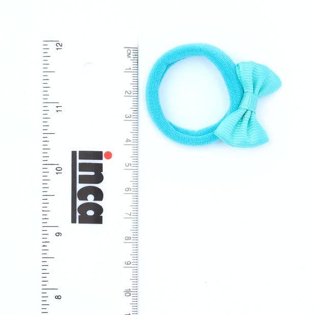 Inca UK – Großhandel Haarschleife – Kinder – Elastische Jersey-Bänder, Schleifenmotiv, 4 Stück, 8 mm dick3