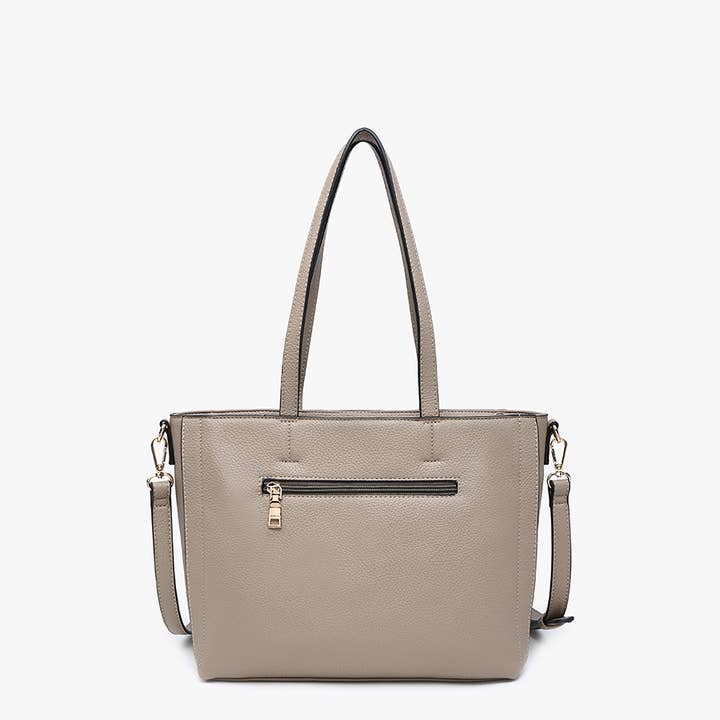 Jen & Co. - Wholesale Tote Bag - Women's - M2464 Phoebe Whipstitch Pocket Tote4