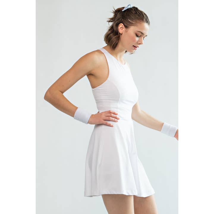 Rae Mode - Wholesale Athletic Dress - Women's - BUTTER ROMPER DRESS WITH KEYHOLE33
