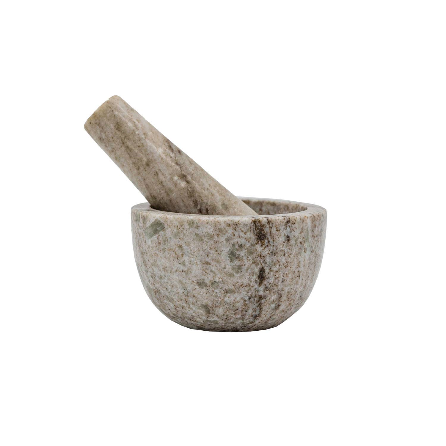 Foreside Home & Garden - Wholesale Mortar & Pestle - Soren Beige Marble Mortar And Pestle Set 21