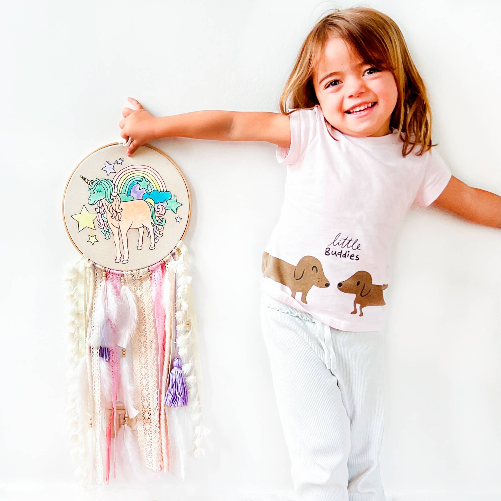 MANIK - Vente Kit de bricolage - Kit de peinture BUTTERFLY DIY Dreamcatcher, kit de bricolage avec 5 SHARPIES1