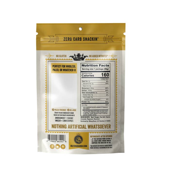 Biltong Baron - Wholesale Jerky - Variety Pack- 2 oz bags8