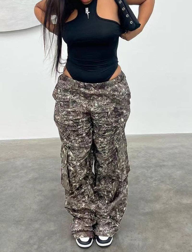 safistyle – wholesale Pants – Women's – Camo Cargo Pants4