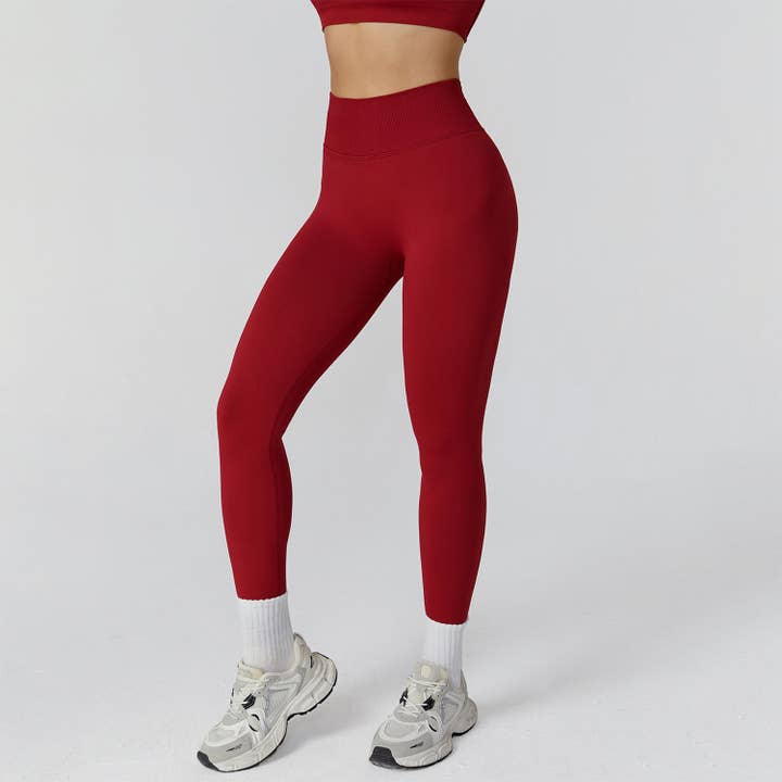 Crave by FW - Wholesale Athletic/Lounge Leggings - Women's - High Waist Workout Leggings Tummy Biker Pants2