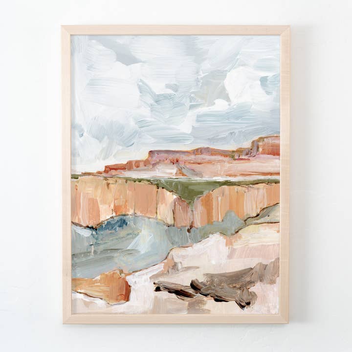 Canyon Desert Art Print - Ravine for wholesale by Laurie Anne Art