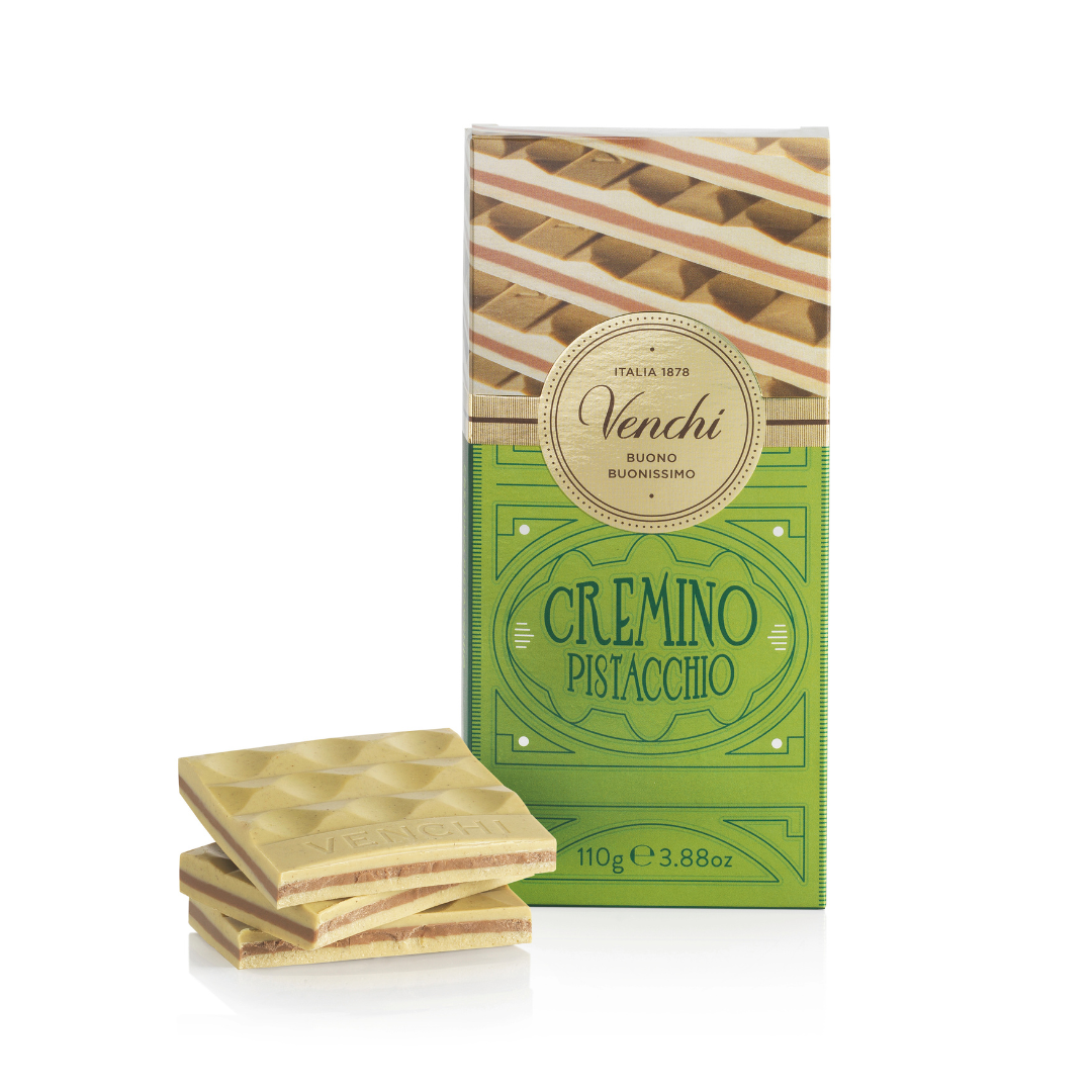 Venchi - Wholesale Chocolate Bar - Pistachio Cremino Layered Chocolate Bar - Italian Chocolate1