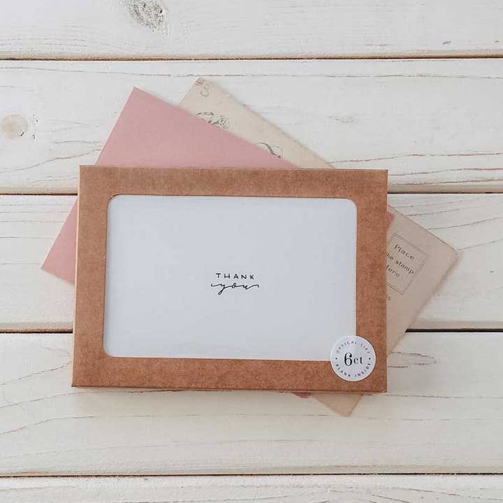 Mini Thank You | Juego de 6 tarjetas para venta al por mayor de Optical Lift, LLC