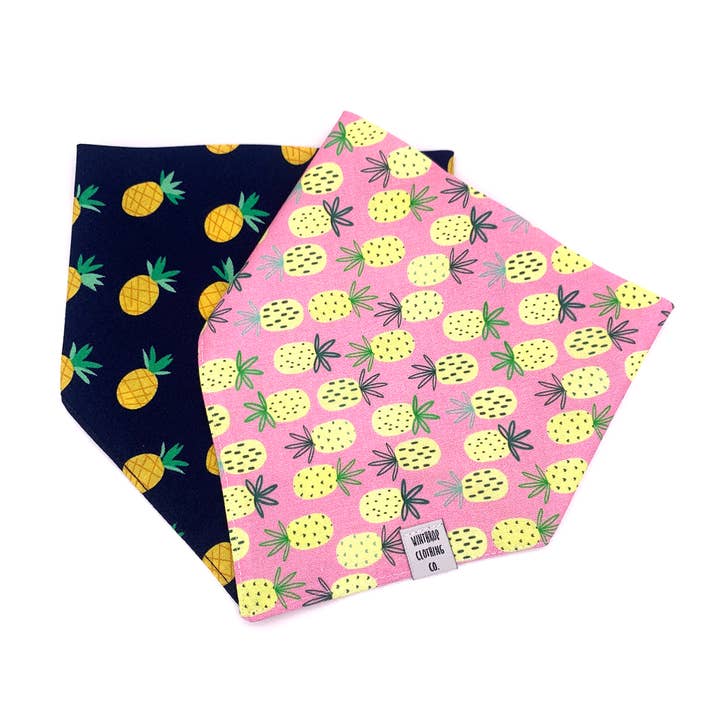 Winthrop Clothing Co. - Vente Bandana – chien - Bandana pour chien ananas2