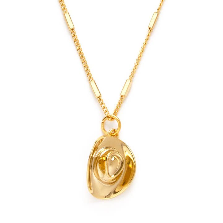 Cowboy Hat Charm Necklace for wholesale by Amano Studio