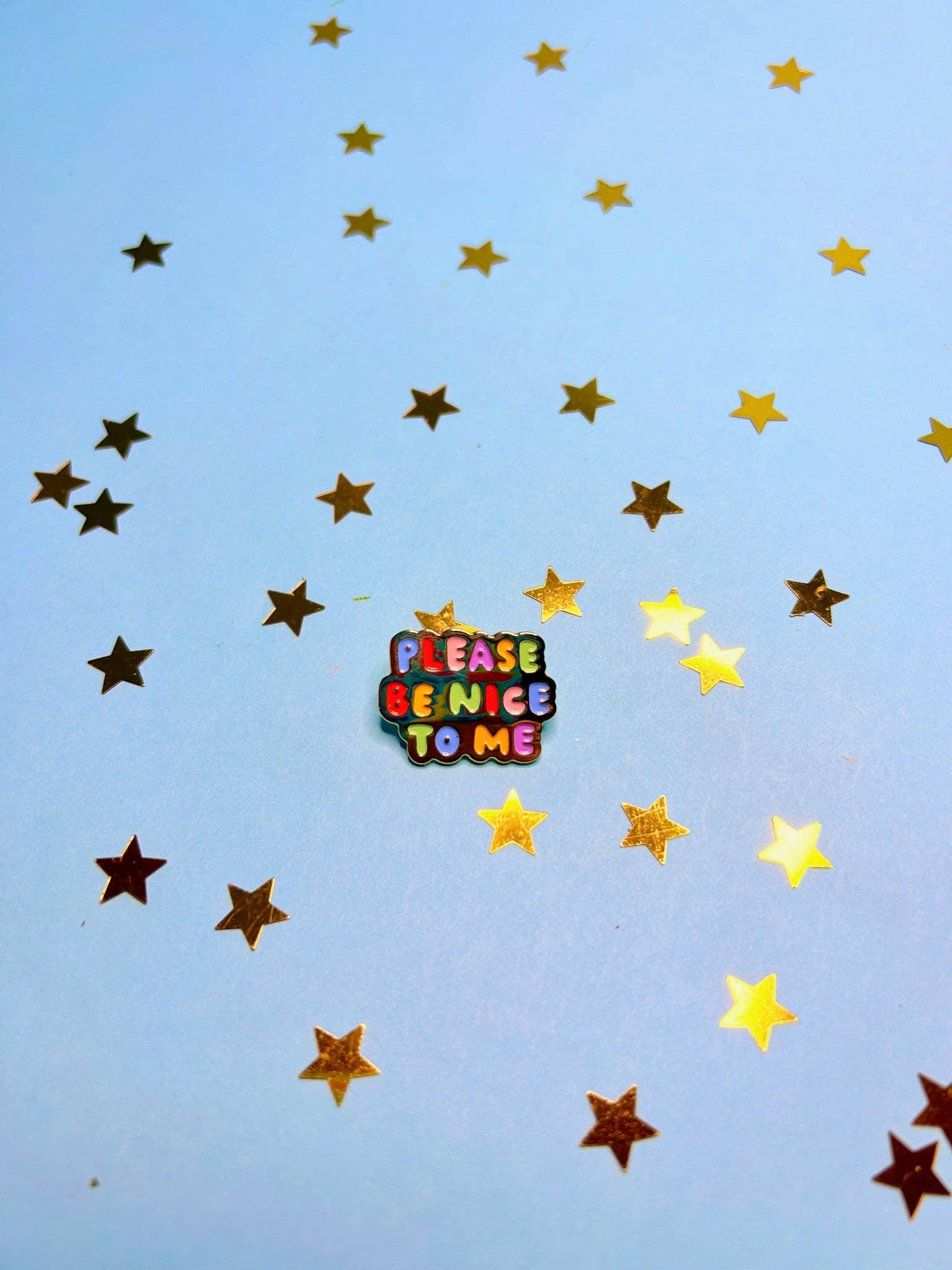 The Peach Fuzz - Wholesale Lapel Pin/Button - Please Be Nice To Me Enamel Pin9