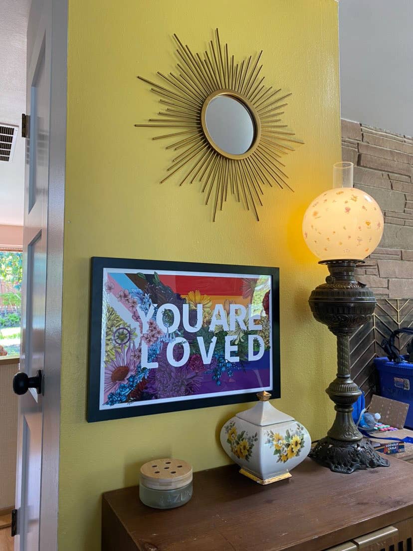 Transpainter - Wholesale Art Print - You Are Loved Poster | Rainbow Pride Art | LGBTQ Poster8