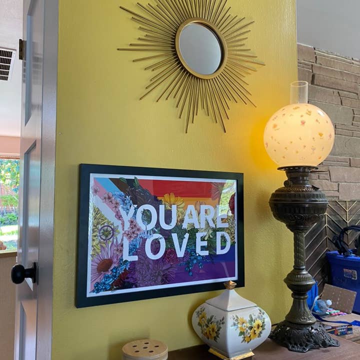 Transpainter - Wholesale Art Print - You Are Loved Poster | Rainbow Pride Art | LGBTQ Poster8
