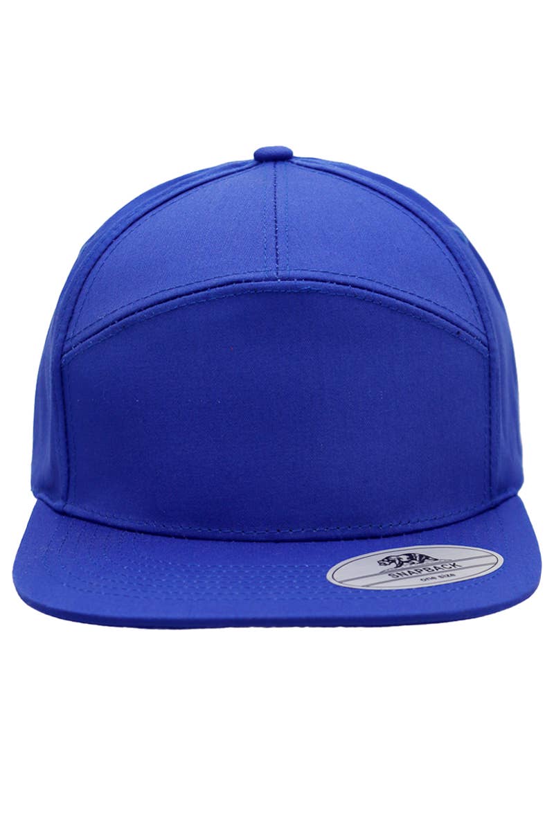 Cap Zone – Boné - Homem por atacado – Snapback de mistura poliéster de algodão sólido com 7 painéis e bico plano13