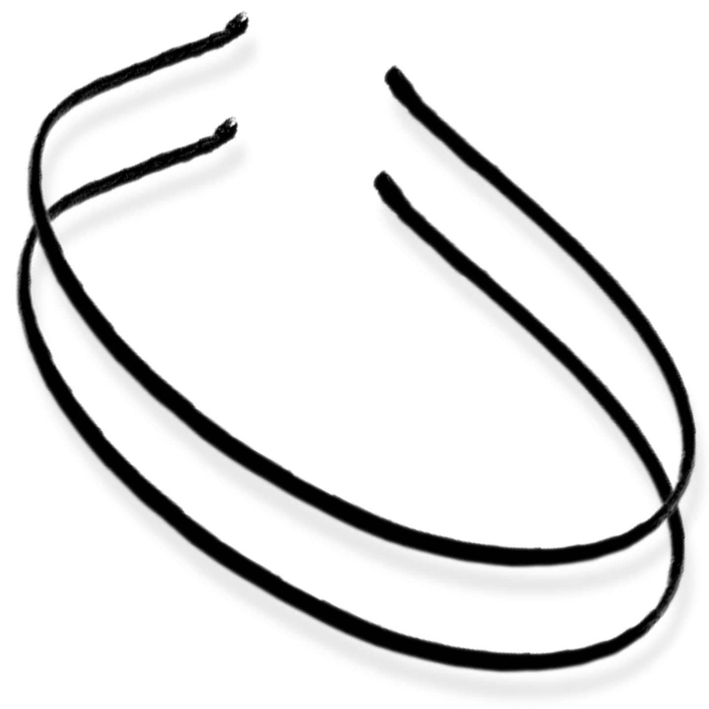 Topkids Accessories – wholesale Fashion headband – women's – 2pc Thin Satin Covered Metal Headbands Hair Bands Alice Bands Ribbon Wrapped Hairbands Head Bands Adult Women Girls Black White Pink Fuchsia4