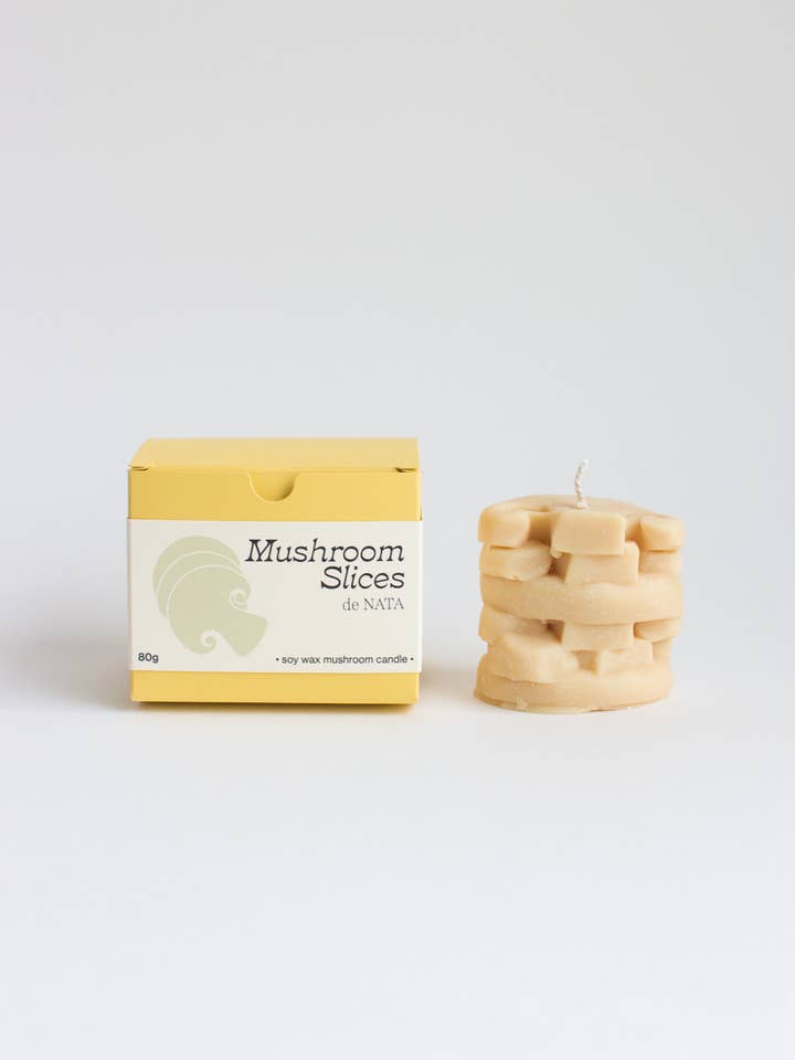 Mushroom Slices Candle for wholesale by Nata Concept Store