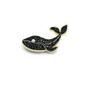 Sansira Jewelry - Vente Broches - Broche Glitter Whale