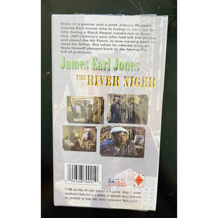 Real Retro - Wholesale Music accessory - RIVER NIGER Sealed Movie VHS Tape1