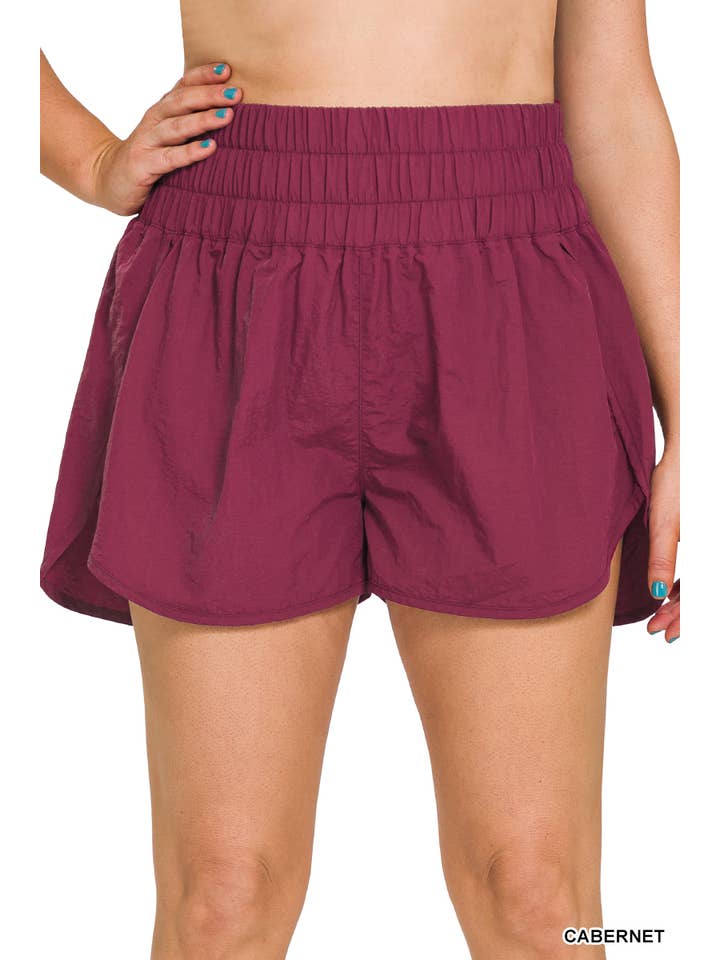 YELLOWGOLD .._ PLUS SIZE Windbreaker shorts w/ back mesh pocket for wholesale on Faire11