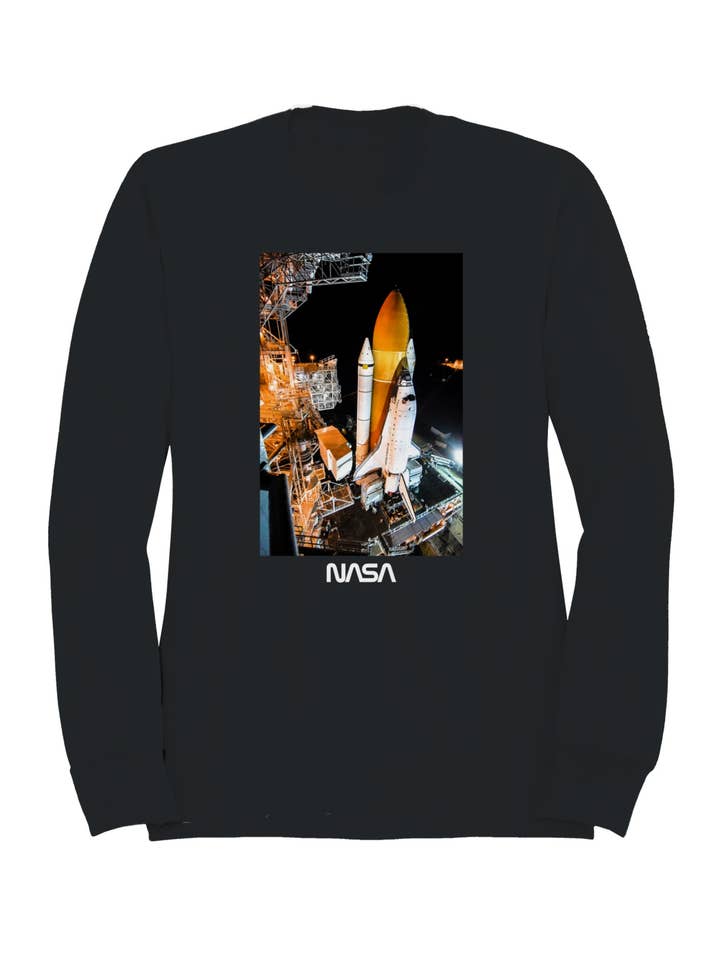 Licensed Nasa Shuttle Launch Night Women's Sweatshirt for wholesale by Swift Retail