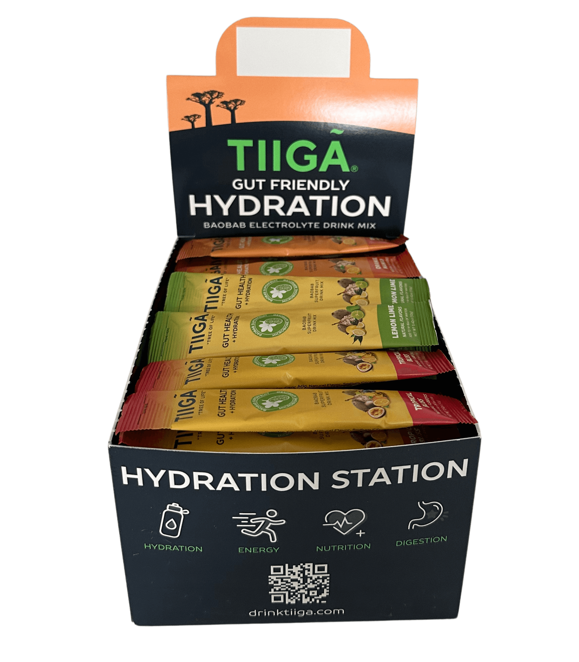 Tiiga - Vente Boisson diététique en poudre - Boîte de 60 portions pour la santé intestinale + hydratation11