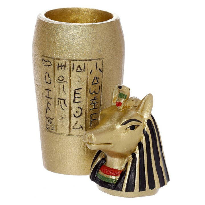 Puckator Ltd - Wholesale Ornament - Gold Egyptian Canopic Jar