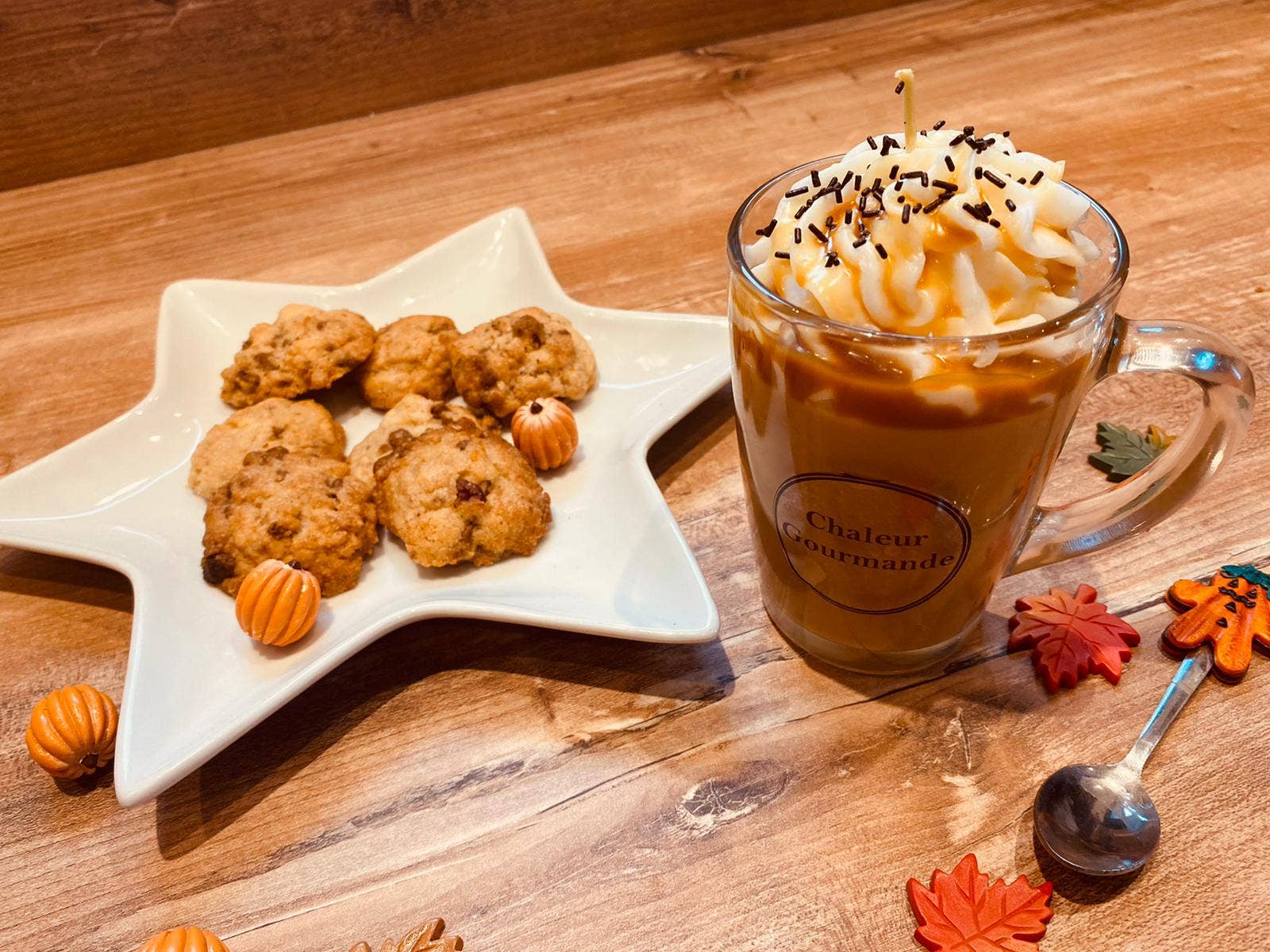 Chaleur Gourmande – Großhandel Kerze im Glas / gefüllte Kerze – Caramel-Tassenkerze1