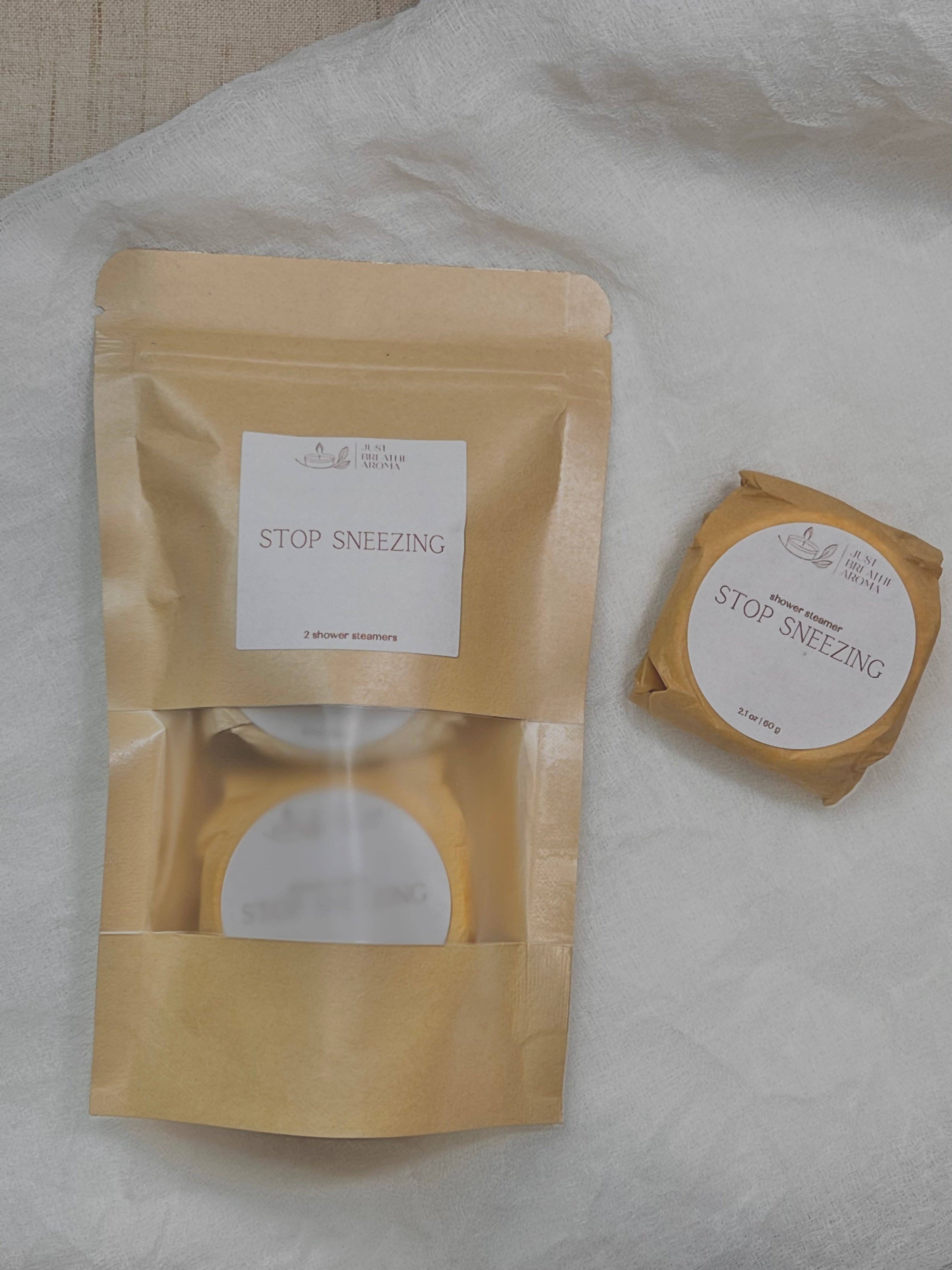 Just Breathe Aroma - Wholesale Shower Steamer/Bomb - stop sneezing aromatherapy shower steamers | single steamer0