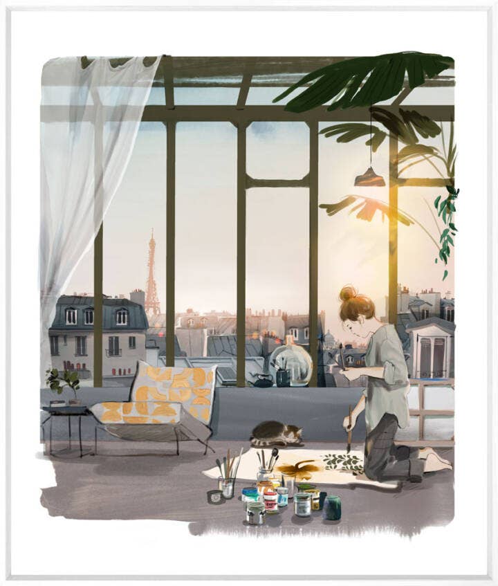 Atelier Contemporain - Wholesale Art Print - Fine Art Print - "The Artist" - S.Griotto4