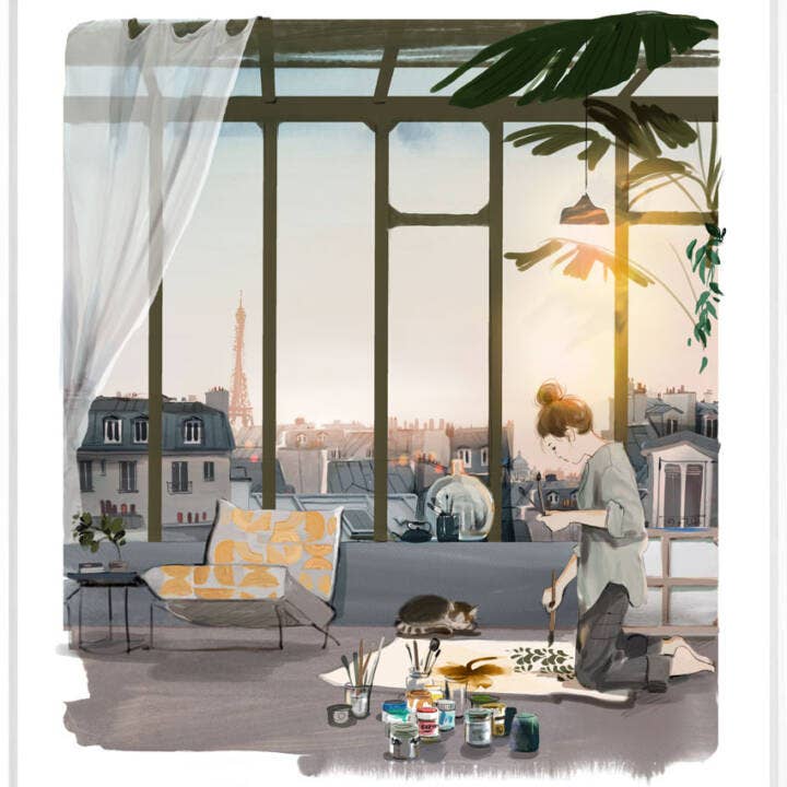 Atelier Contemporain - Wholesale Art Print - Fine Art Print - "The Artist" - S.Griotto4