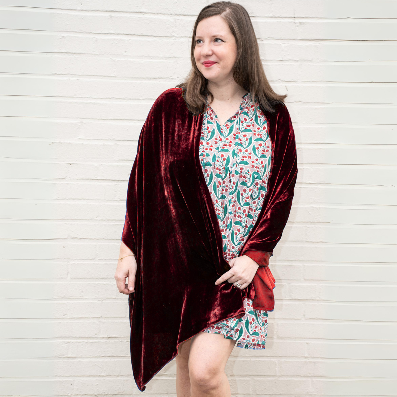 Dana Herbert - Vente Châle – femme - Châle en velours de soie16