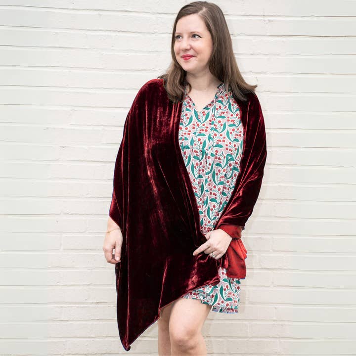 Dana Herbert - Wholesale Wrap - Women's - Silk Velvet Shawl Wrap15