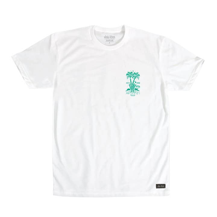 SEAS THE DAY TEE WHITE for wholesale by Shalom Clothing