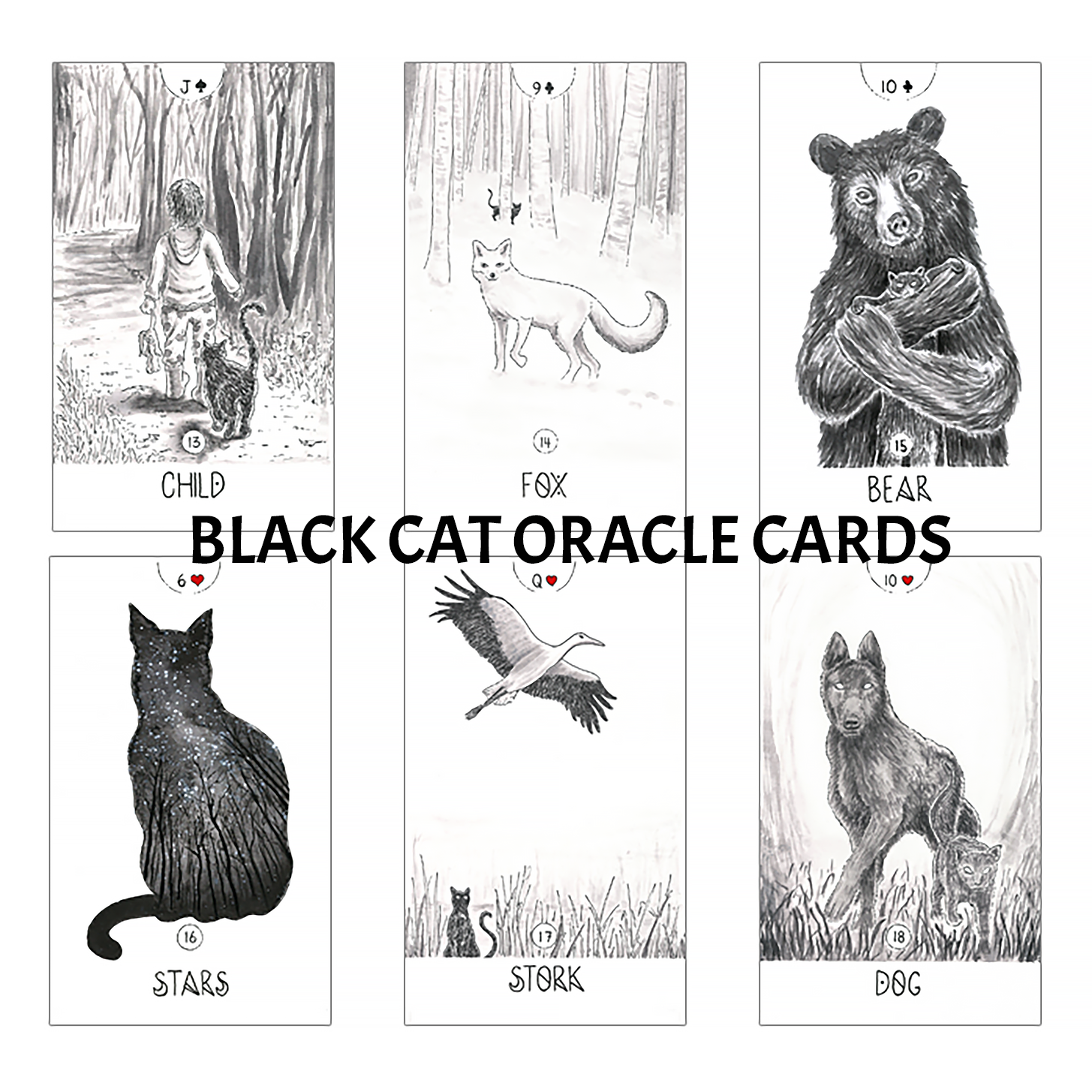 Black Cat Oracle Cards - Wholesale Tarot Cards - Black Cat Lenormand Cards7
