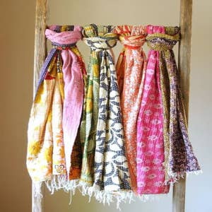 Purchase Wholesale kantha scarf. Free Returns & Net 60 Terms on Faire
