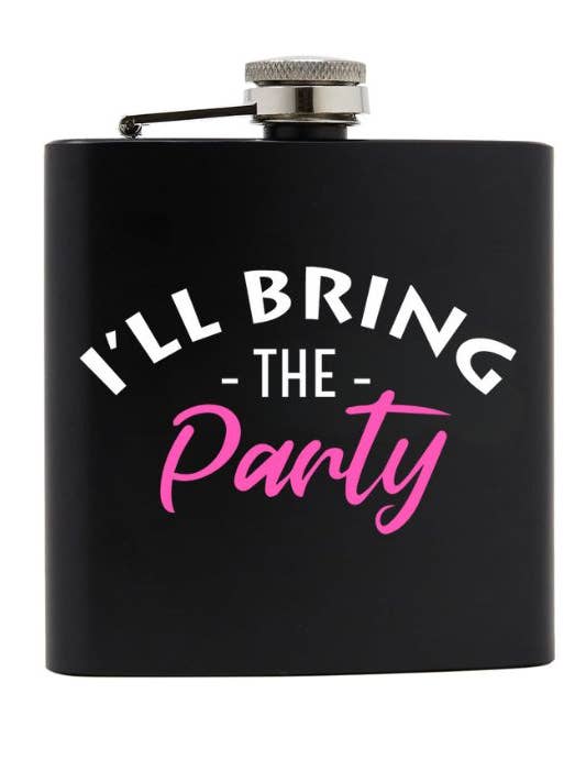 Edelstahlflasche - I'll Bring The - Party für den Großhandel von Funky Junque
