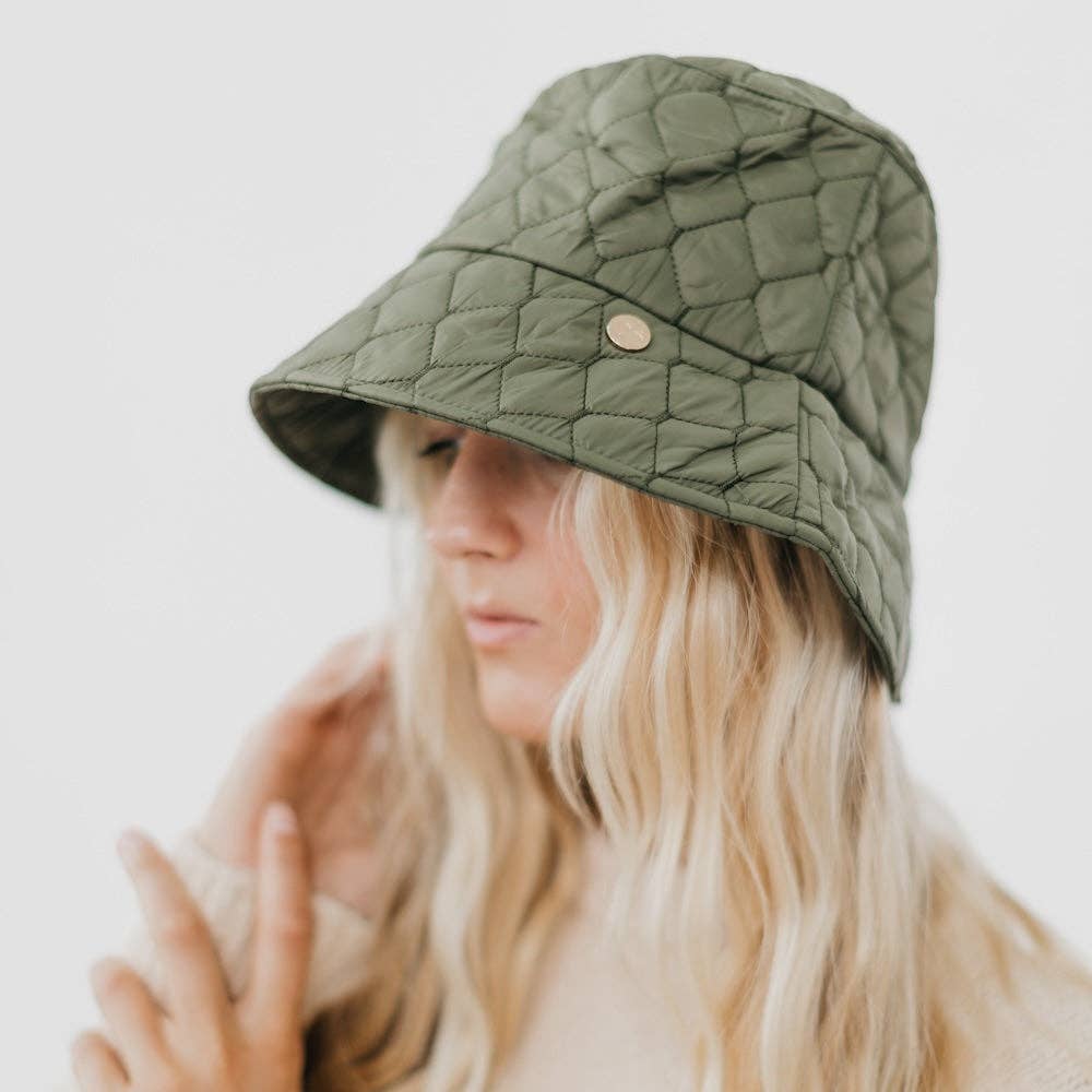 Pretty Simple - Wholesale Bucket Hat - Women's - Chiara Quilted Bucket Hat Wholesale9