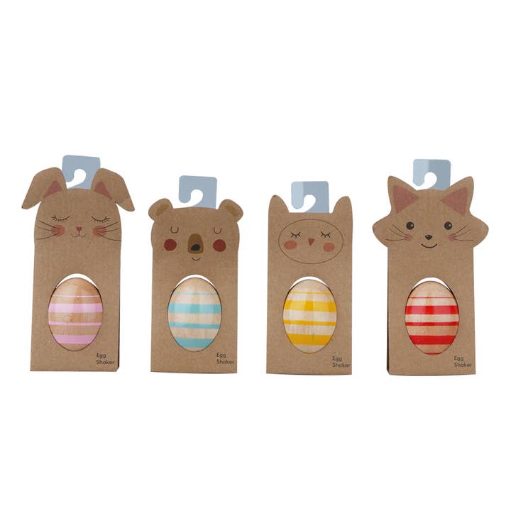 Barbo Toys - Wholesale Musical Toy - Kids & Baby - Little Woodies FCS Egg Shaker 'mix retail assort' 12 units