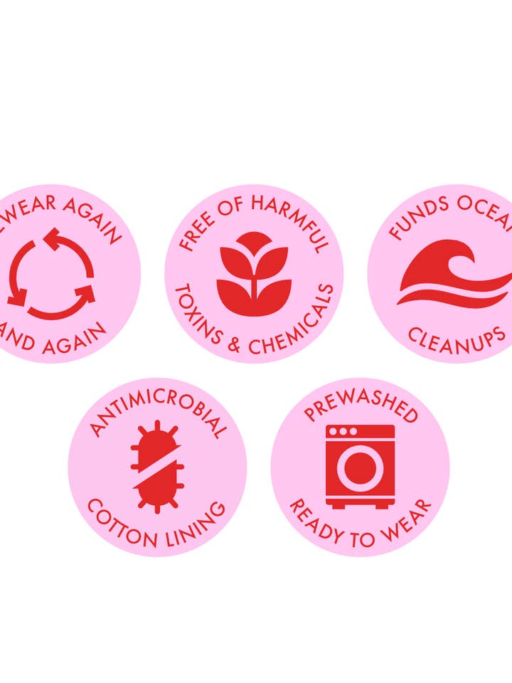 Panic Panties - Wholesale Underwear - Women's - 4 Way Stretch Bikini - Panic Panties Essentials1