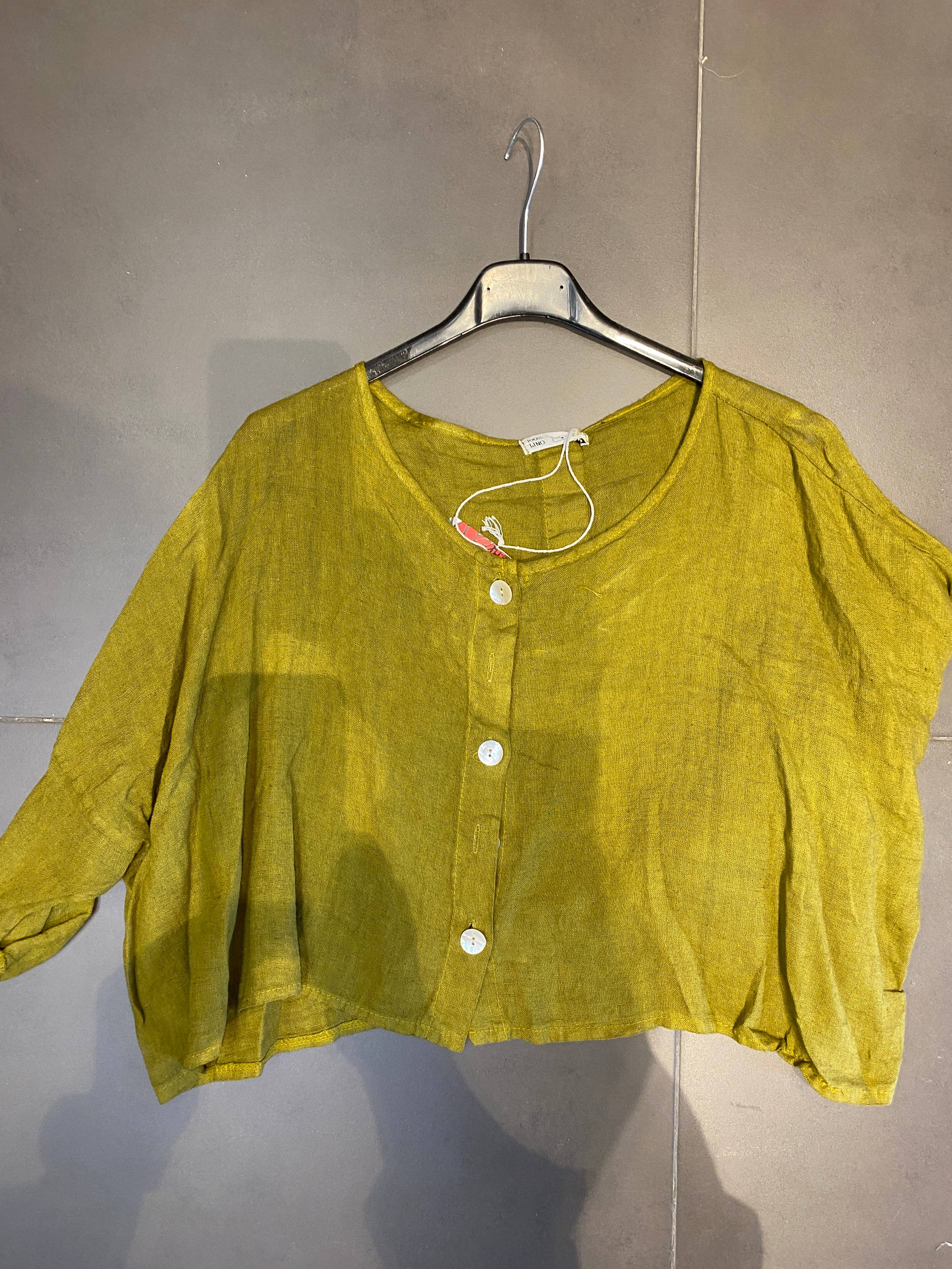 la maison des fibres naturelles - Wholesale Jacket - Women's - 3/4 sleeve linen jacket 906 100% linen33