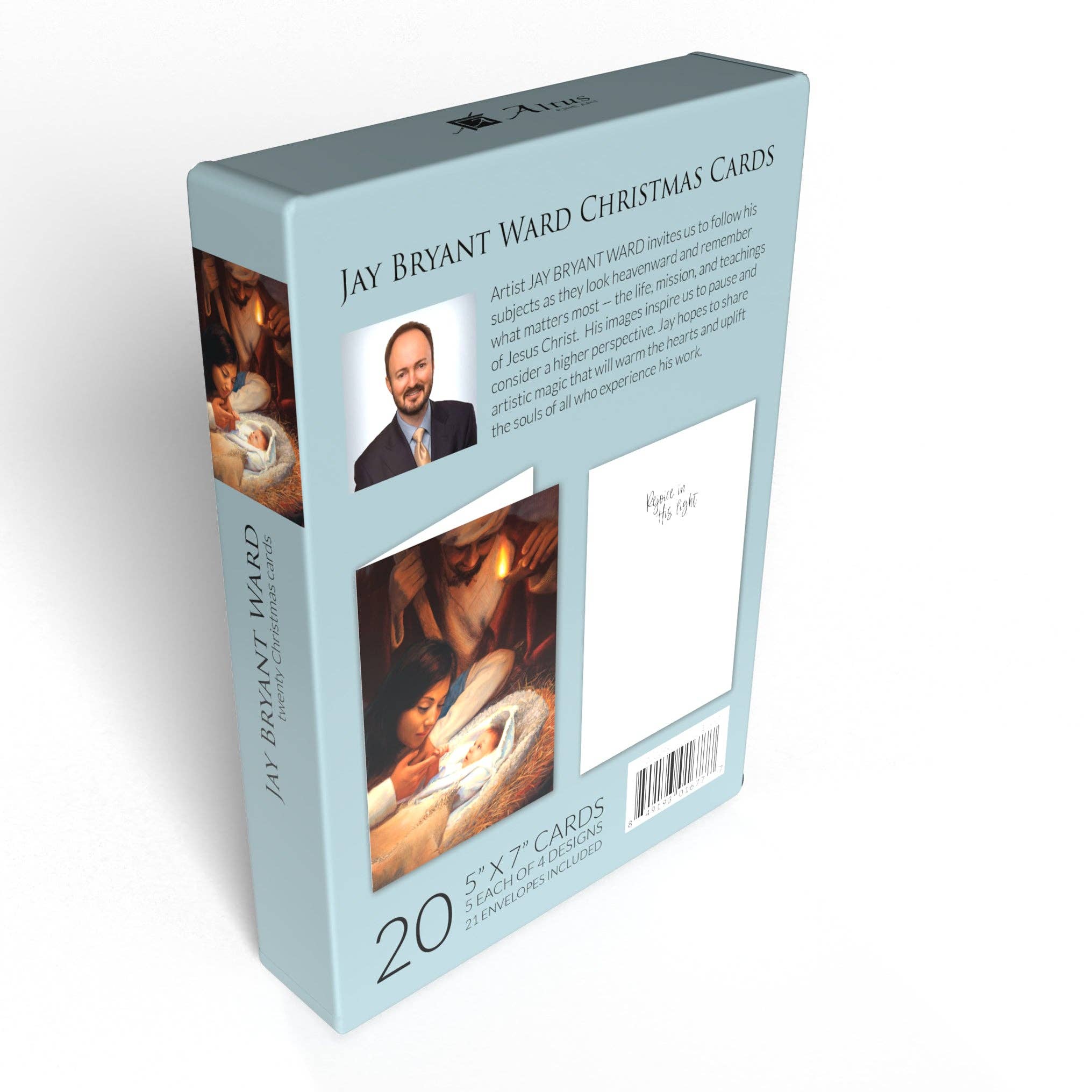 Cornerstone Art - Wholesale Christmas Card - Jay Bryant Ward Boxed Christmas Cards  (20 Each of 1 Design)4