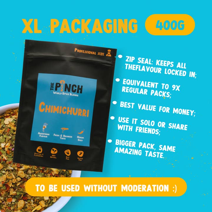 The Pinch - World Spice Blends - Wholesale Dried spice mix - Chimichurri - 400g8