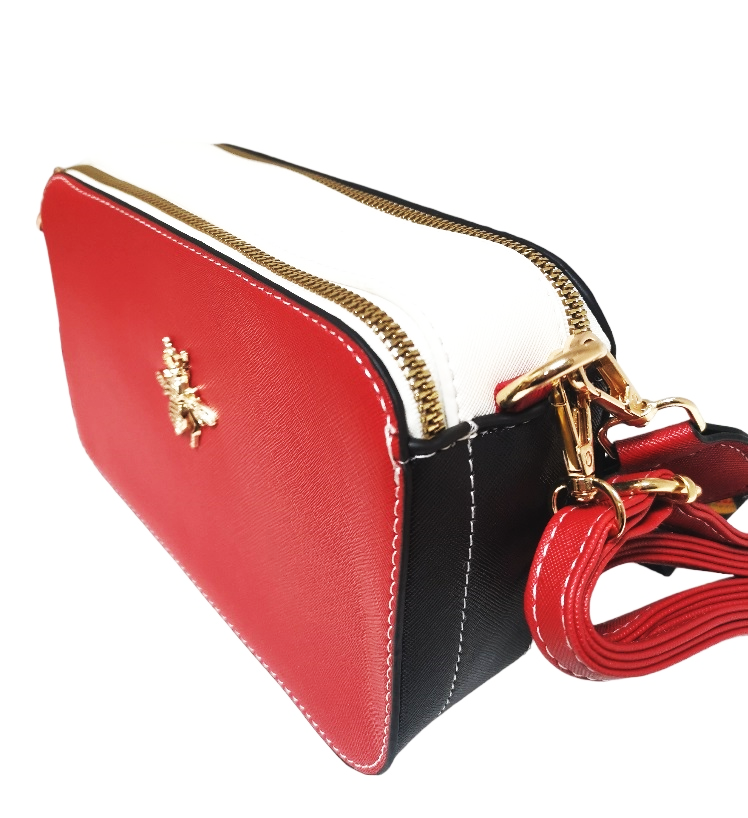 Superbia – wholesale Crossbody bag – Women's – Double Zipper 2 Straps Multi Colour Bee Camera Bag 22097