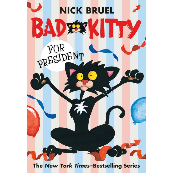 Macmillan Publishers - Wholesale Early Reader Book (6-8) - Bad Kitty for President (Pbk B&W)
