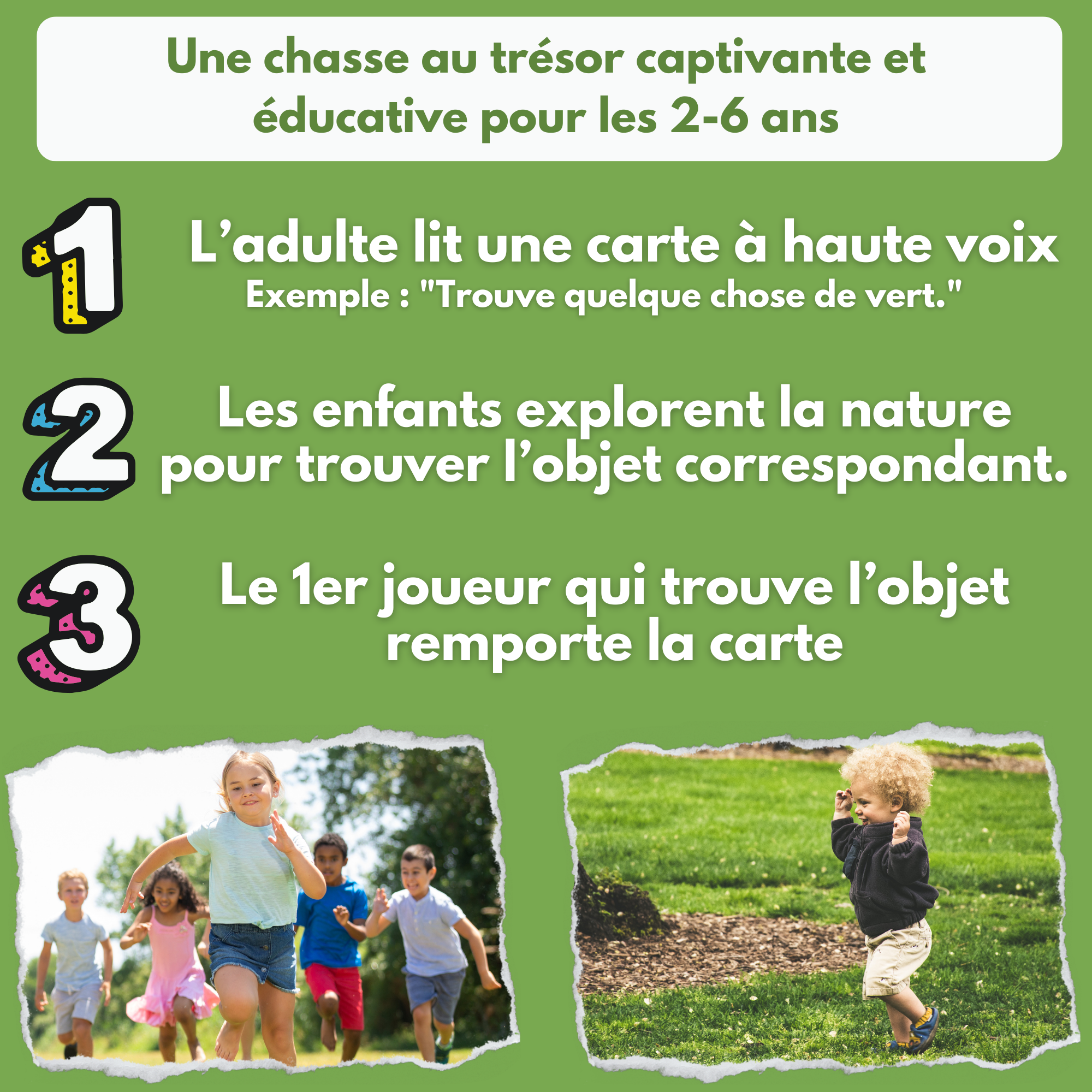 Oh Happy Games - Jeux de société - Wholesale Learning Cards - Kids & Baby - Find Me! The Educational and Fun Card Game Approved by Parents - Outdoors - For Children Aged 2 to 6 Years1