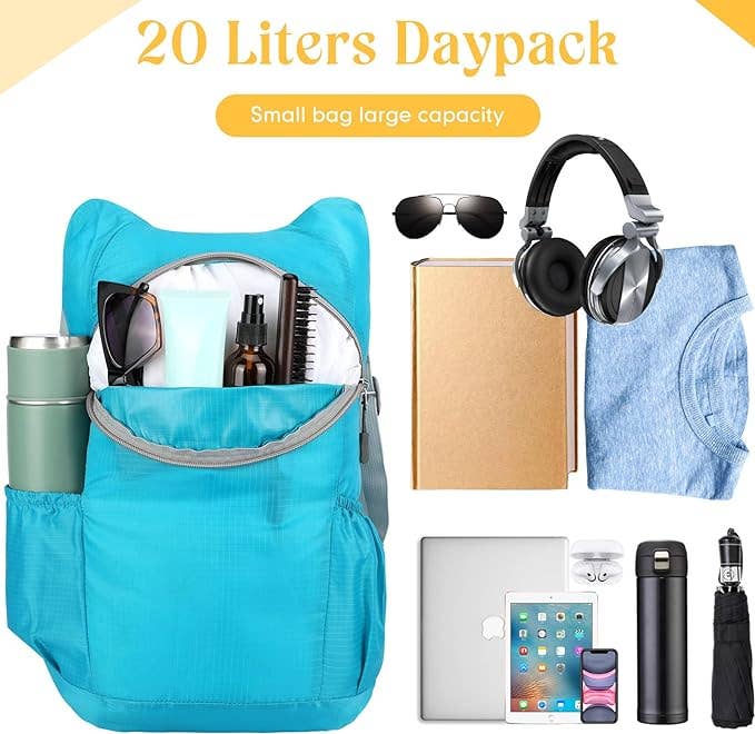 Crover - Wholesale Backpack - Unisex - 20L Lightweight Foldable Hiking Daypack - Assorted Color3