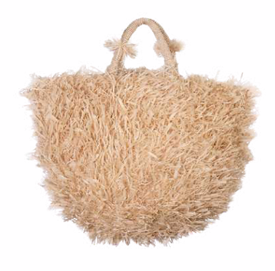 SANS-ARCIDET PARIS – Großhandel Strandtaschen – Runde Strandtasche SS25 mit handgefertigten Fransen11