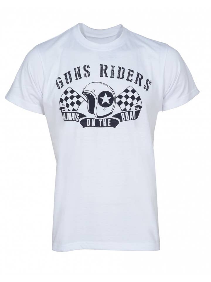 T-Shirt en coton ELEVEN White pour la vente par Guns