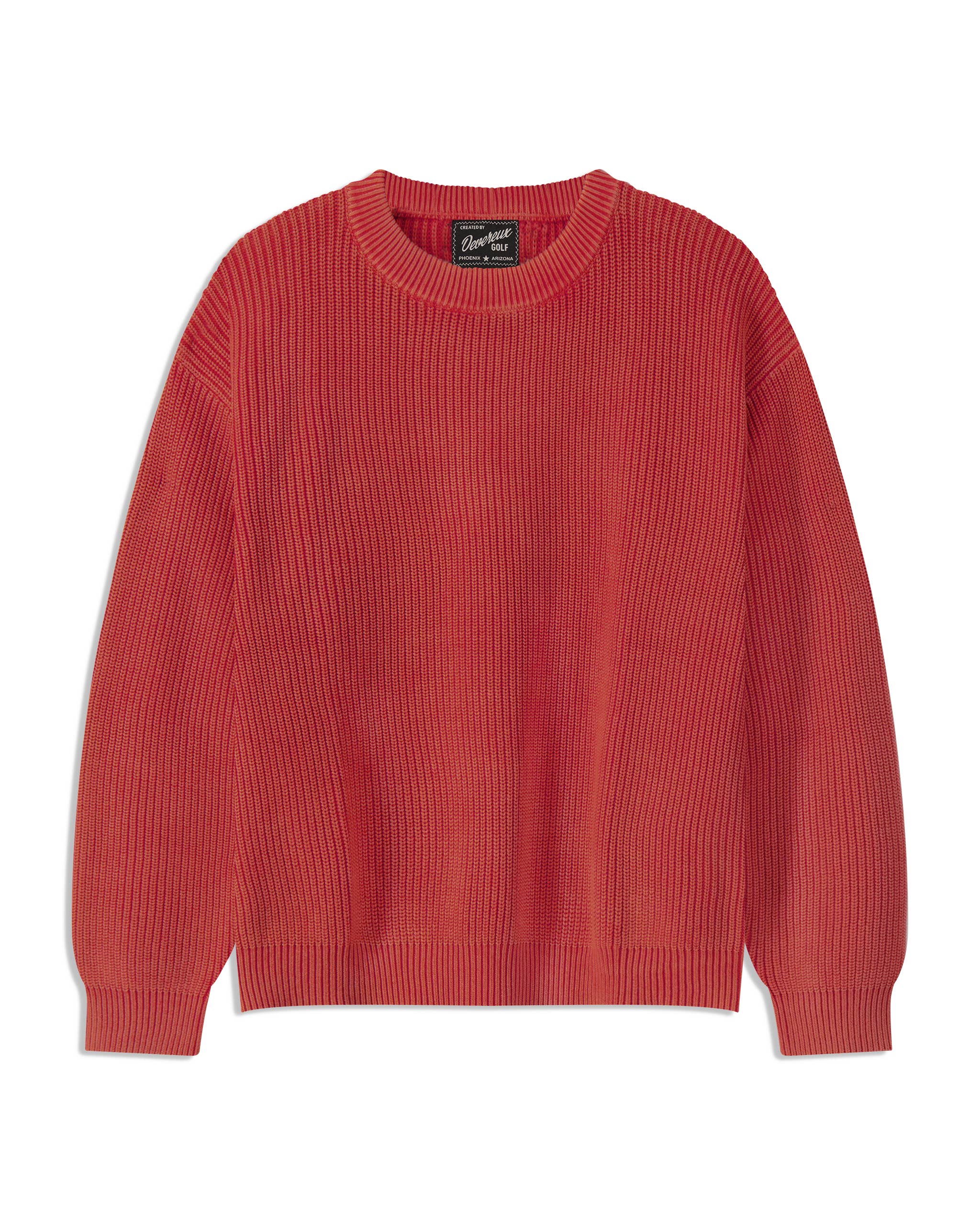 Fisherman Crew Sweater - Ember for wholesale on Faire