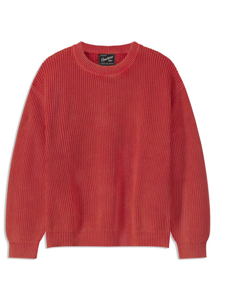 Fisherman Crew Sweater - Ember for wholesale by Devereux