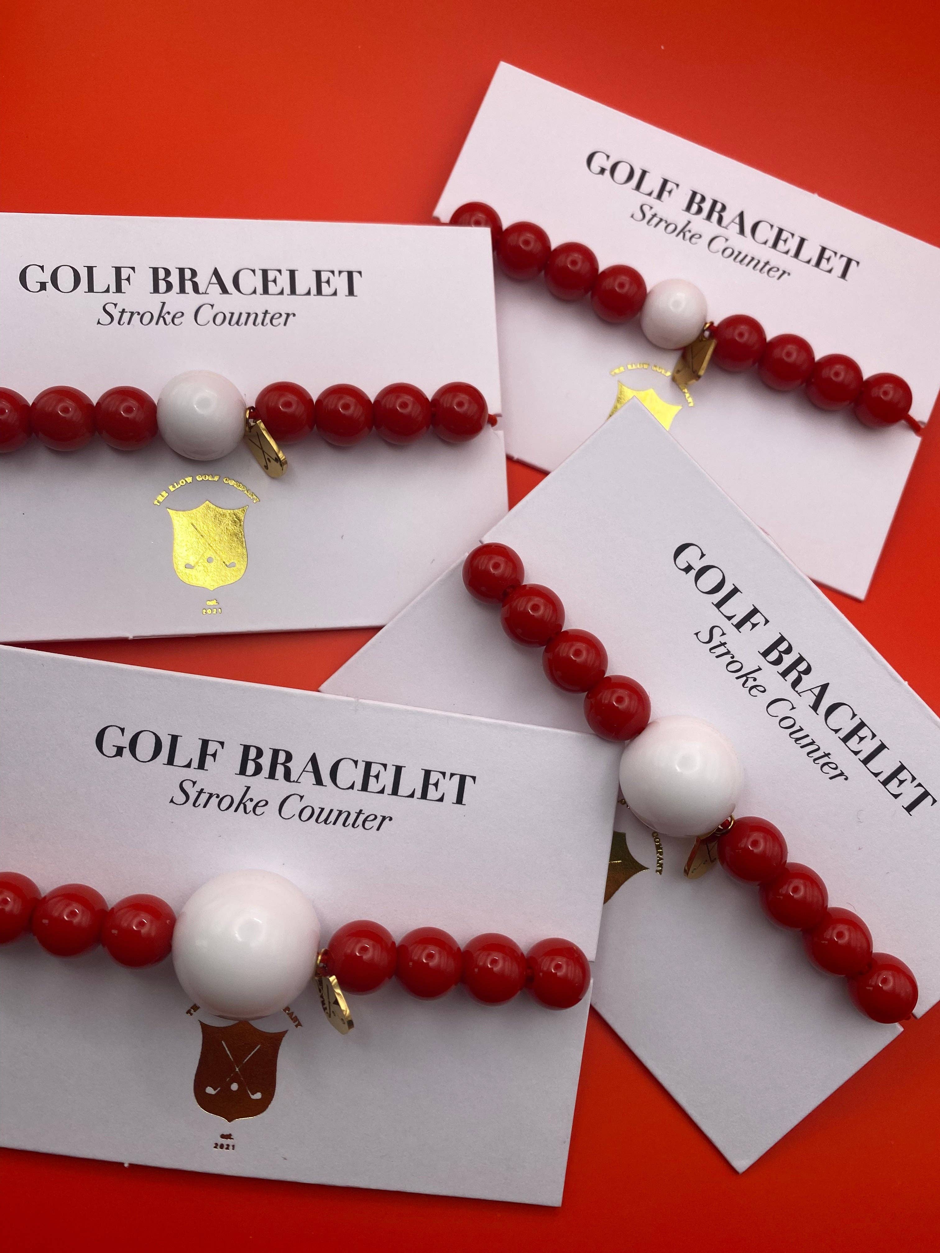 The Klow Golf Company - Wholesale Beaded Bracelet - Golf Stroke Counter Bracelet - JUST BLUE6